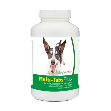 Healthy Breeds Healthy Breeds 840235181026 Rat Terrier Multi-Tabs Plus Chewable Tablets - 180 Count 840235181026